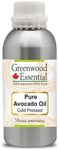 Гринвуд есенцијално чисто масло од авокадо природно терапевтско одделение ладно притиснато за лична нега 630 ml