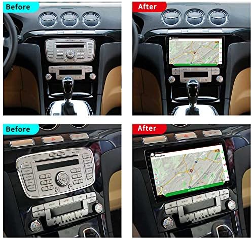 Bestycar 9 Android Автомобил Стерео Радио одговара За Ford S-Max S Max 2007-2015 Окта Јадро Андроид 10.0 Touchscreen Headunit Поддржува GPS Навигација