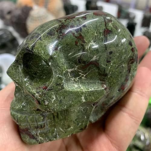 Телони природен камен камен кристален енергетски кристален череп примерок од реики лековити подароци декорација