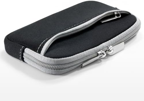 Case Boxwave Case компатибилен со ZTE GABB Z1 - Softsuit со џеб, мека торбичка Неопрена покриена ракав Зипер џеб за ZTE GABB