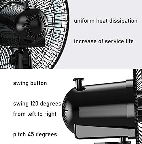 Јо Преносни Климатизери Осцилирачки Вентилатор За Маса Со 15,7-Инчни 3 Поставки За Брзина 60-Минутна Кутија За Тајмер Циркулација На Воздухот На