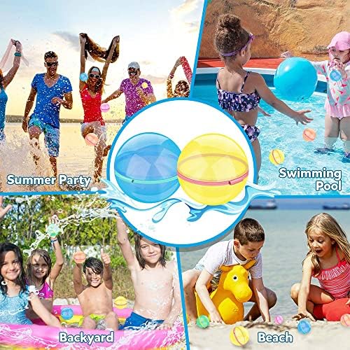 Балони за вода што може да се употреби, Брзо полнење самото запечатување, полнење топки за вода за деца Алдулт, топки за прскање на водени