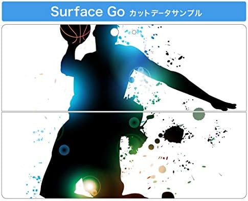 Покрив за декларации на igsticker за Microsoft Surface Go/Go 2 Ultra Thin Protective Tode Skins Skins 001170 Кошарка забивање