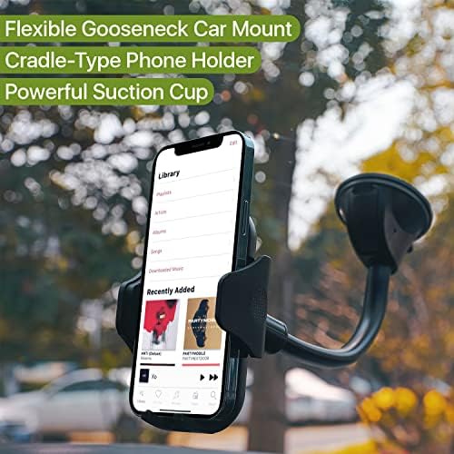 Lax Gadgets Cup држач Телефон за монтирање на автомобил, држач за автомобили, држач за мобилни телефони, телефонски штанд за