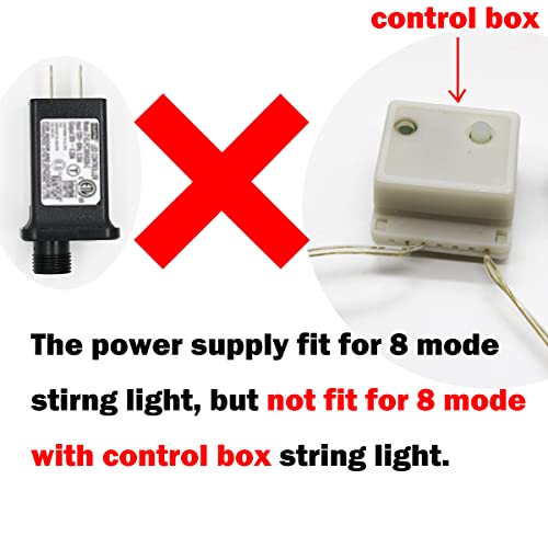 8 режим LED LED трансформатор 12V LED контролер Класа 2 напојување, трансформатор на низок напон, замена на адаптерот за приклучок за американски