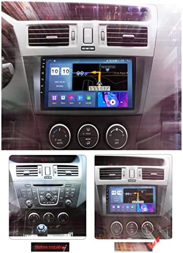 ADMLZQQ Android 11 9 инчен Bluetooth Автомобил Стерео Apple Carplay за mazda 5 3 CW 2010-2015 Главна Единица 2 Din Автомобил FM