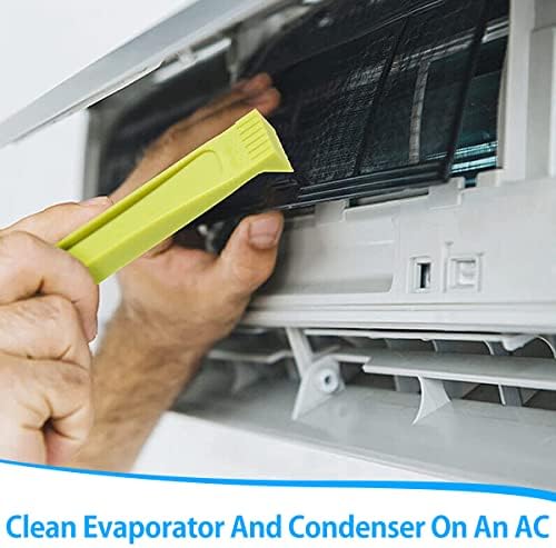 Чистач за чистење на климатик Aevxkhi Постави длабоко чиста чиста климатик чистење четка за четка за кондензатор за кондензатор за лансирање