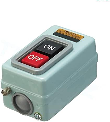 Прекинувач за напојување на копчето Bkuane Push Three Fase Control Control Switch AC 380V 15A 3P 2.2kW TBSN-315
