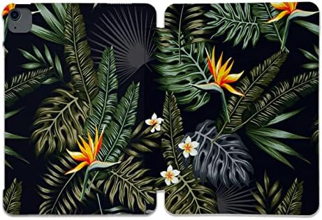 Каваи Растенија Тропски Лисја Шема Случај Компатибилен Со Сите Генерации iPad Air Pro Mini 5 6 11 инчи 12.9 10.9 10.2 9.7 7.9 Пластична Ткаенина