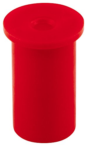Caplugs ZFT2211Q2 пластична капа за конектори со навој. RC-FT-2211, PE-LD, To Cap Thread Size 5/16 CAP ID 0,31 должина 0,84, црвена