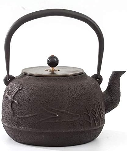 Креативна едноставност јапонско леано железо Тетсубин чајник од леано железо чајник Тетсубин чај котел јапонски леано железо чајник Неискриен