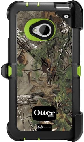 Случај за серии Otterbox Defender за HTC One - Пакување на мало - Камо на RealTree - Xtra Green