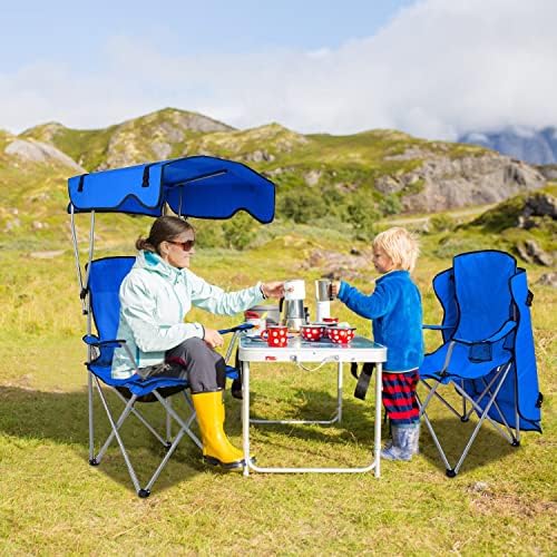 Столици на кампот Моклвер, стол за крошна на плажа, стол за заштита на сонцето, кампување за лов на тревници, стол со држач за