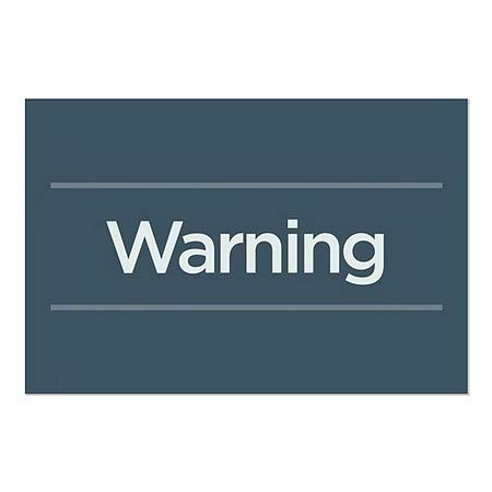 Cgsignlab | Предупредување-Основна МорнарицаПрицврстување На Прозорецот / 30x20