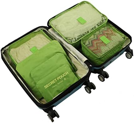 Valiclud 6pcs пакување складирање торба за складирање торба за чување торби за складирање торби за складирање на облеки Организаторите за патувања