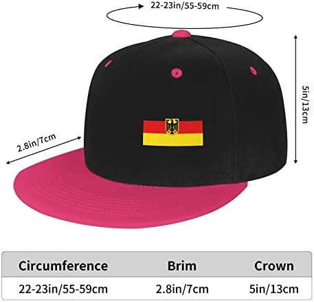 Германско знаме со германски возрасни орел возрасни хип хоп бејзбол капа женски татко капа прилагодлива манс бејзбол капа