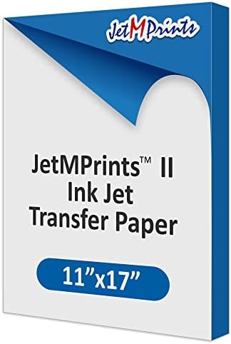 Jetmprints верзија 2.0 хартија за трансфер на инк -џет, 11 x 17