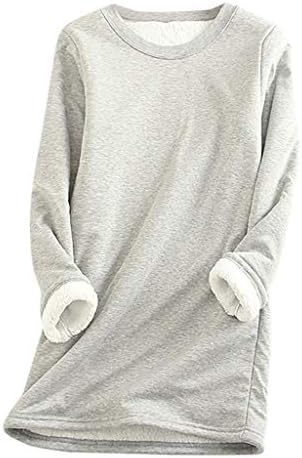 Meikosks руно џемпери женски зимски кадифено топла о-врата долна облека плус големина на цврста боја пулвер
