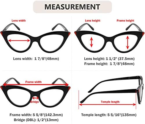 Очила За Читање Очила За Жени Во Стилот На мачкино око Дами Читатели