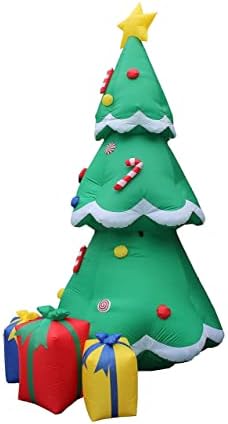 Два божиќни украси за украси, вклучуваат ирваси на Дедо Мраз со должина од 9 стапки во стабилна и новогодишна елка, и 12 нозе висока