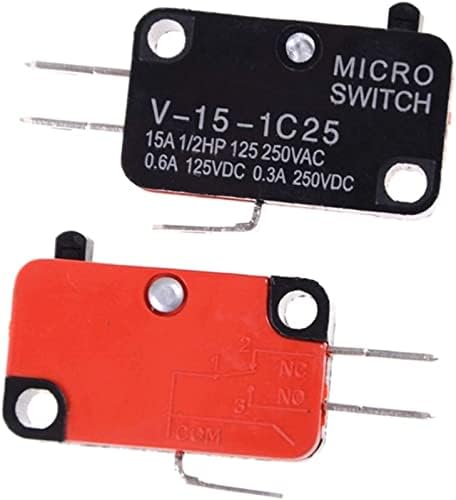 Микро прекинувачи на Гиболеа 5 парчиња/лот 250V 16A микробранова печка во рерна Аркада цреша копче SPDT 1 NO 1 NC Micro Switch
