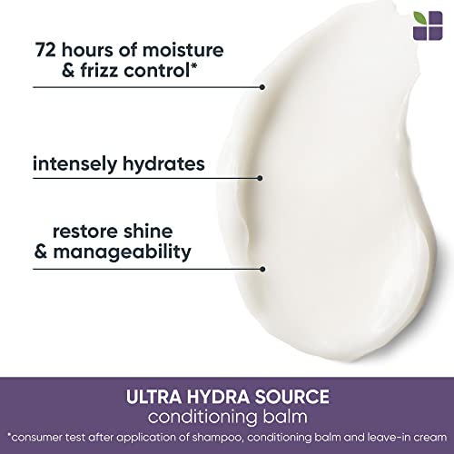 BioLage Ultra Hydra Source Shampoo & Conderioner Set | Анти-Фриз длабок балсам ја обновува влагата на косата | За многу сува коса