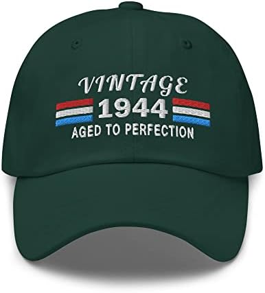 1944 година 78 -ти роденден Везено тато капа - Гроздобер 78 годишна облека за роденденско капаче за роденден