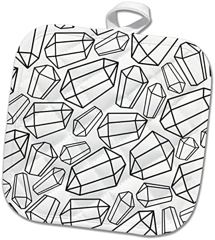 3drose 3drose - розета - печати за шема - Апстрактна дијамантска преглед - Покалници