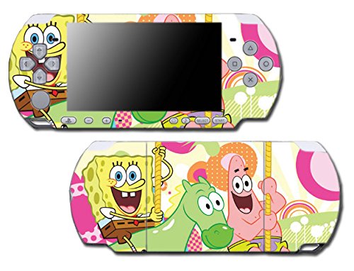 Spongebob SquarePants Sponge Bob Patrick Gummy Bear Cartoon Cartoon Video Game Vinyl Decal Sking налепница за налепница за Sony PSP PlayStation