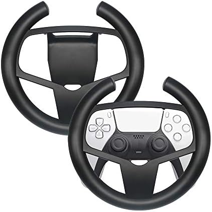 Воланот за трки со игри Tutuo за контролор на PS5 DualSense, контролор на контролори на трки за игри, рачки за справување со одвојување