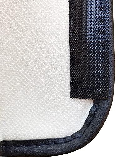 Подлога за безбедносен појас тоноза 2-пакет Боемски безбедносен појас покритие мека кожена лента за појас на рамената на рамената,