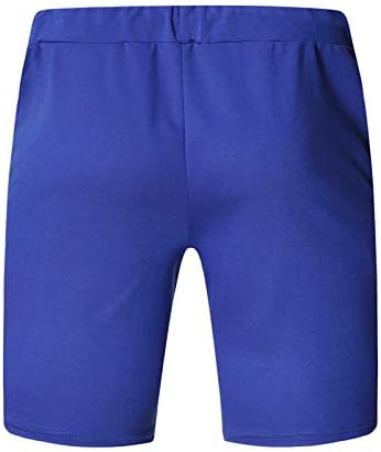 Машки шорцеви на Ymosrh Пролетно лето лето -лето фитнес бодибилдинг џебни спортски шорцеви панталони машки