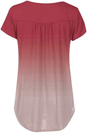 Женски врвови фустани случајно лето плус големина излегувајќи гроздобер копче за кратки ракави со кратки ракави надолу од кошули