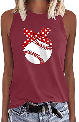 Lcepcy женски екипаж на екипажот на вратот на вратот на врвовите лето слатко бејзбол печатени врвни обични атлетски маички кошули