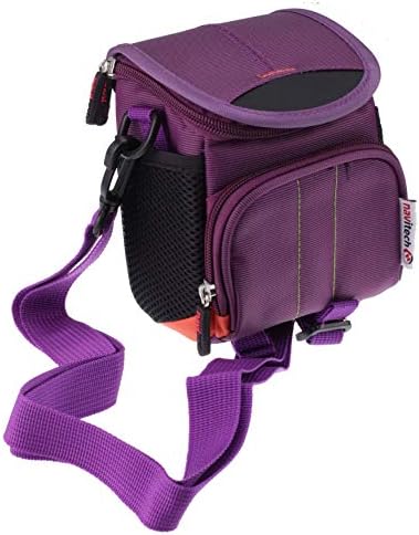 Навитех Виолетова Dslr/SLR Камера Торба За Носење И Патување Компатибилен со  JVC GZ-RX625