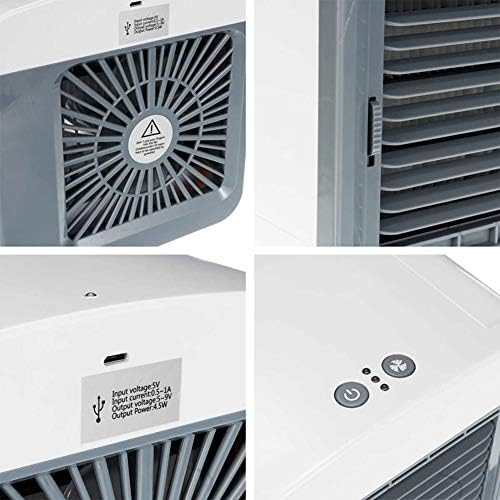 Личен простор Топил 3 во 1 вентилатор за климатик го навлажнува прочистувачот, мини преносен ладилник за воздух, вентилатор за