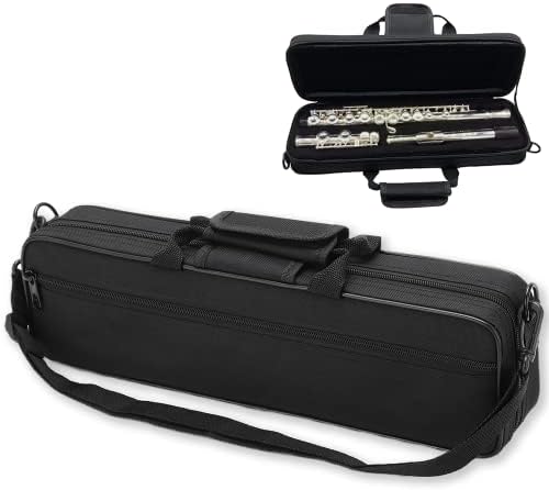 Флејт случај на Ватрис Веии, водоотпорна торба за носење, лесен флутарен инструмент со прилагодлива лента за рамената, торба