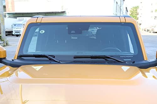 ЈОКТМ Предниот Прозорец Бришач на Шофершајбната рака &засилувач; Сечилото Декорација Покривка Трим за Форд Бронко Додатоци 2021