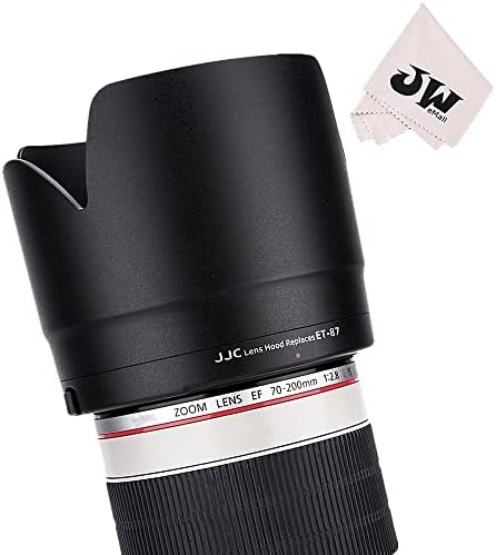 JJC посветена на реверзибилна сенка на аспираторот за леќи за Canon EF 70-200mm f/2.8L е III USM & Canon EF 70-200mm f/2.8L е II USM леќи Заменува