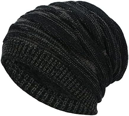 Зимска капа топол бучен кабел плетени капи меко истегнување дебело симпатично плетено капаче за ладно време тен наречен