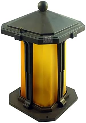 IIFAS класичен европски гроздобер IP23 водоотпорен надворешна колона ламба жолто стакло фенер Домаќинството за внатрешни работи за