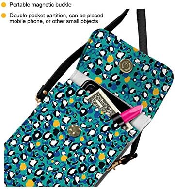 Чанта За Мобилни Телефони со Прозорец Со Екран На Допир, Мала Торба За Вкрстено Тело За Жени Мажи