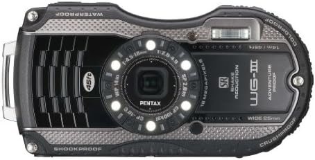 Pentax Optio WG-3 црна водоотпорна дигитална камера 16MP со 3-инчен LCD екран