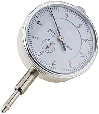 СЛАТИОМ 0 - 10мм 0,01 мм Индикатор За Бирање Мерач На Мерач Прецизен Индикатор за Резолуција 0,01 мм Мерка Инструмент Алатка Алуминиумска