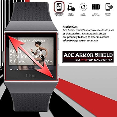 ACE ArmorsShield заштитник на екранот компатибилен за Fitbit Ionic Smartwatch 6 пакет