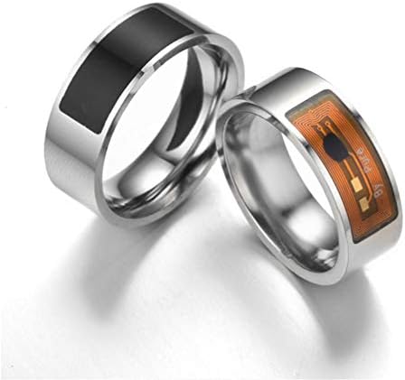 Holibanna Mens Rings прстен прстен за прсти за носење на уредот за поврзување за мобилен телефон за паметни телефони - црна машка прстен