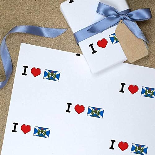 5 х А1 Ја Сакам Шкотска Подарок Завиткајте/Завиткајте Хартиени Листови