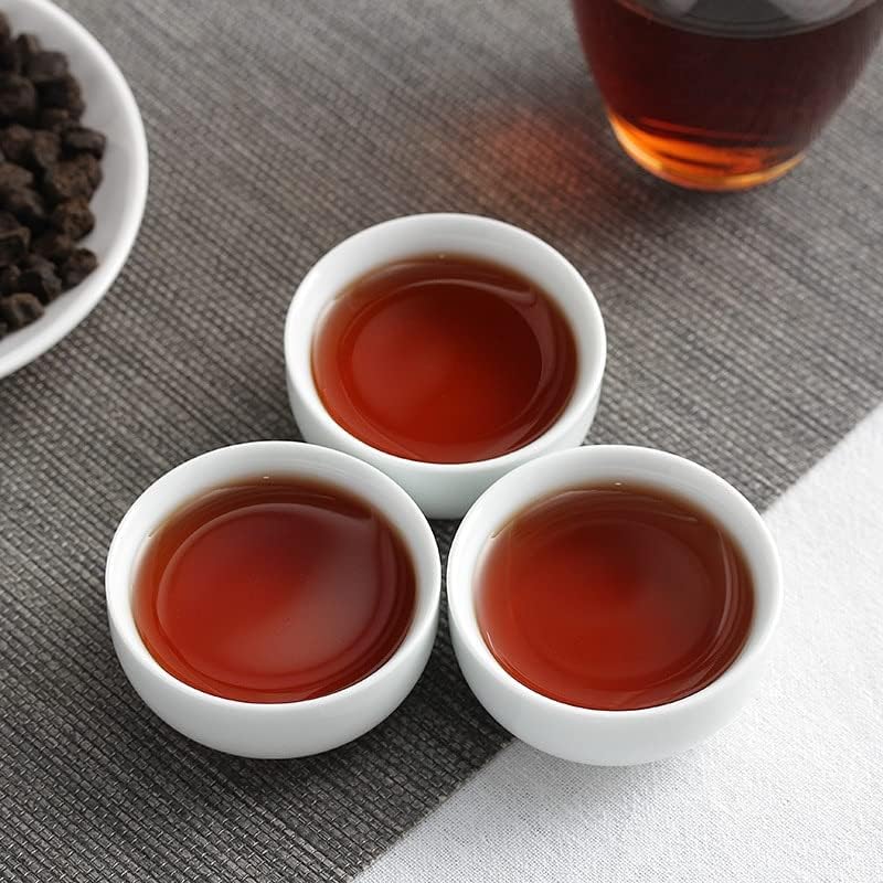 Повеќе од 10 годишен пуер чај фосил А+ Менгаи Пу ер Пуерхард без чајник Пу Ер скршено сребро без сад за чај