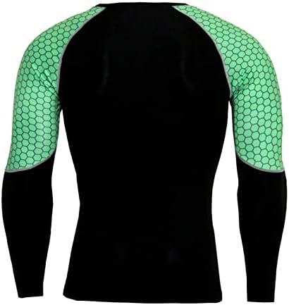 Машка еластична еластична дво-парчиња сет обична фитнес маица брзо сушење врвови панталони костум обични модни смокини за изнајмување зелена зелена боја