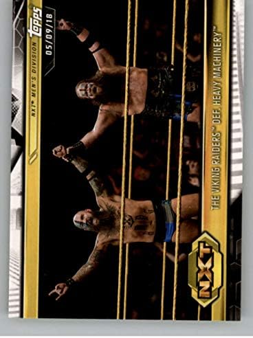 2019 Topps WWE NXT 23 The Viking Raiders Carting Carding Card